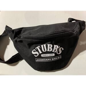 Stubbs bbq new Fanny pack handkerchief adjustable set black white